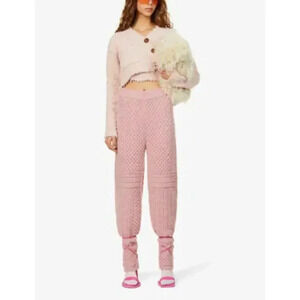 ACNE STUDIOS Kinori Distressed Knitted Cardigana Size XS